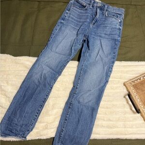 Madewell Women's Straight Leg Blue Jeans
